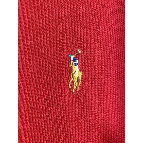 Polo by Ralph Lauren Men's 1/4 Zip Pullover Size M Estate Rib Red - Picture 5 of 14